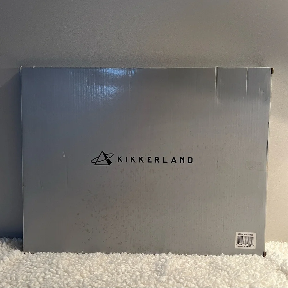 Kikkerland Stainless Magnetic Memo Board with Note Pen Pencil Holder
